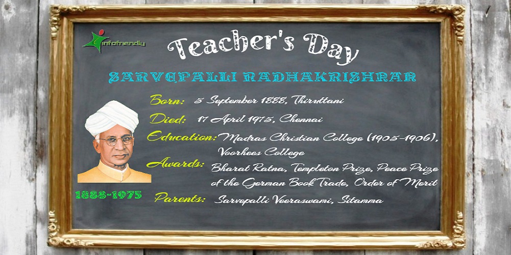 Why Celebrate Teachers Day Biography Of Sarvepalli - 