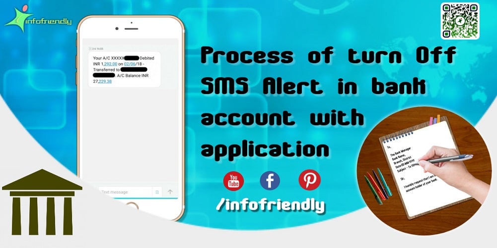 Process of turn Off SMS Alert in bank account with application