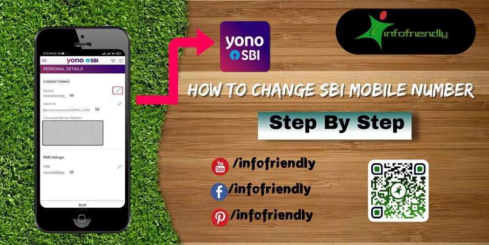 how can i change my mobile number in yono sbi